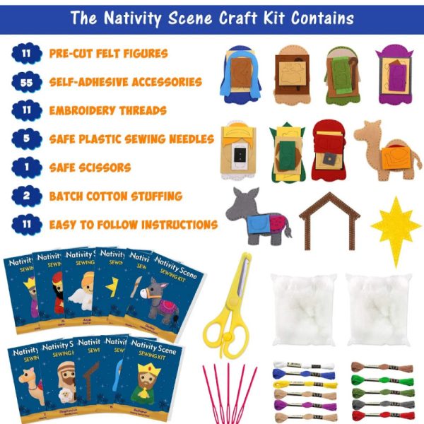 Make your own Nativity Scene Craft Kit URC