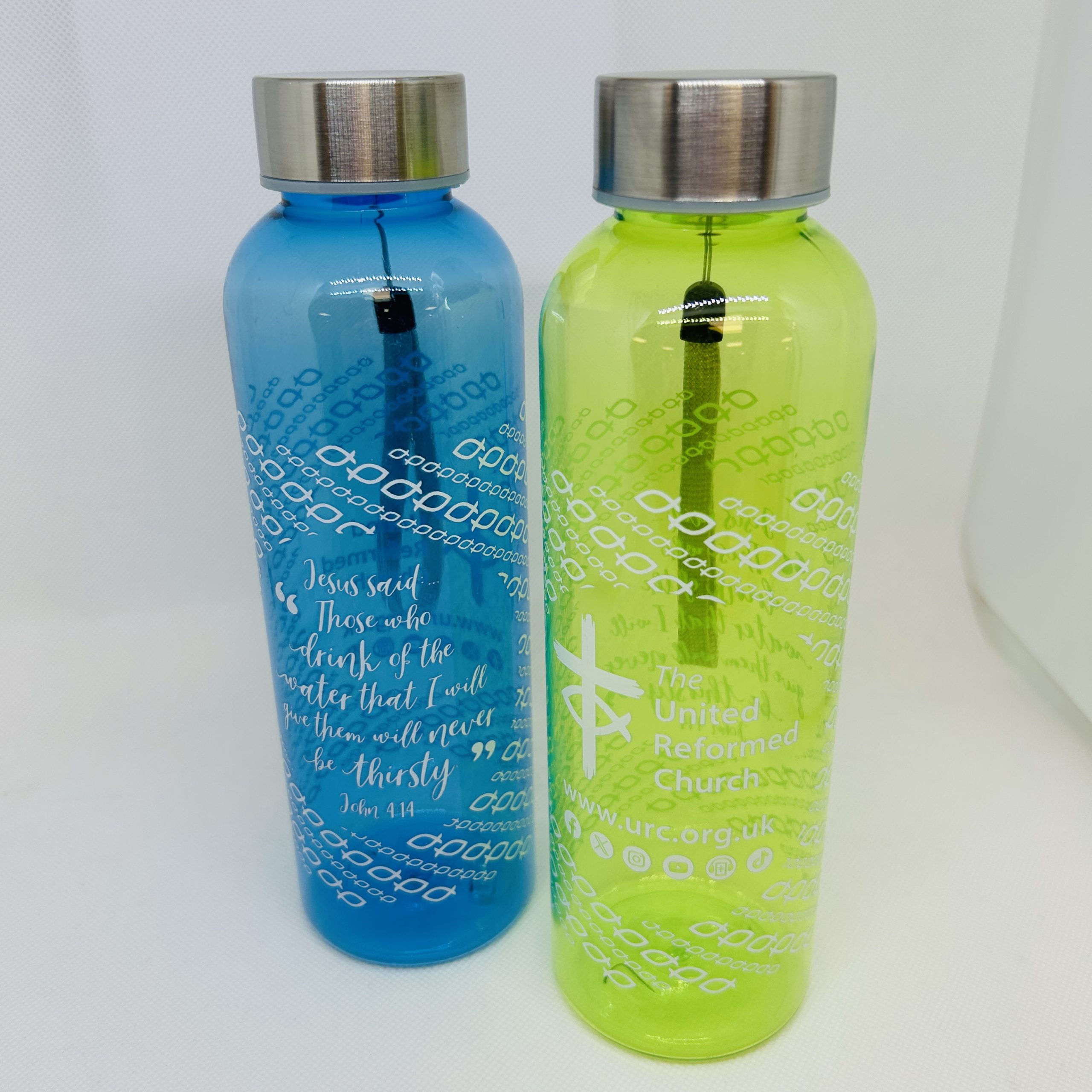 URC logo water bottle RPET