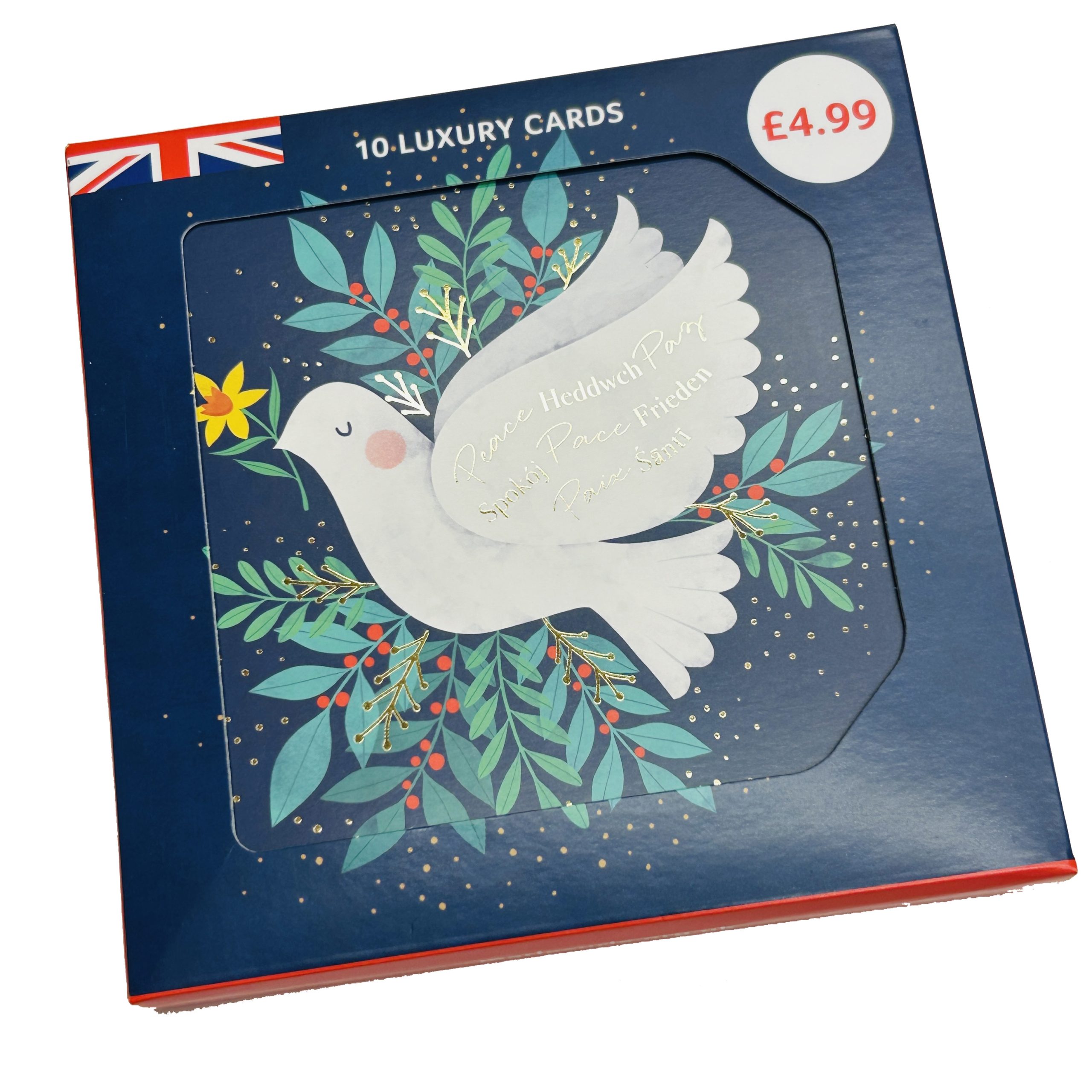 Peace dove Christmas card